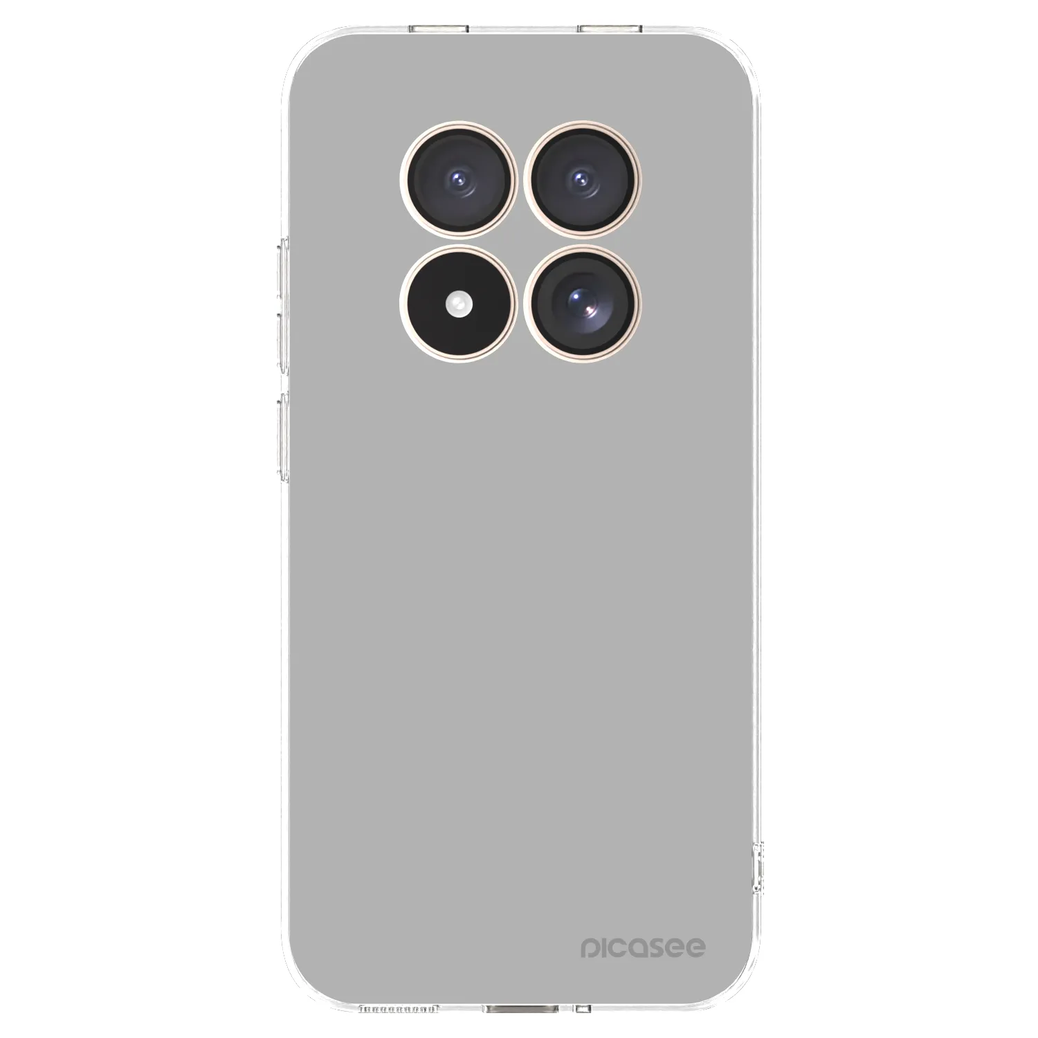 Picasee silikónový prehľadný obal pre Xiaomi Redmi Note 15 Pro 4G - Stone