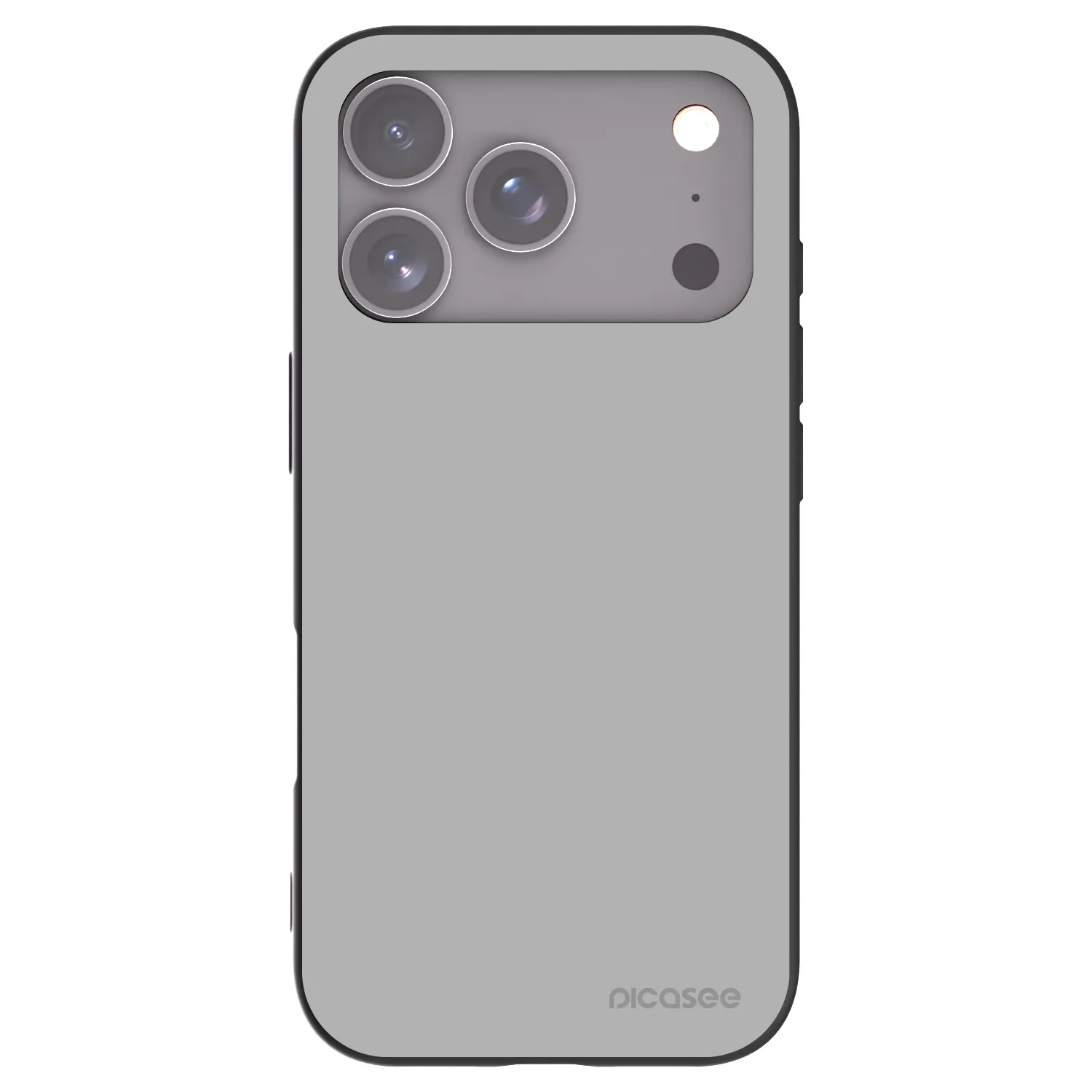 Picasee silikónový čierny obal pre Apple iPhone 18 Pro - Stone