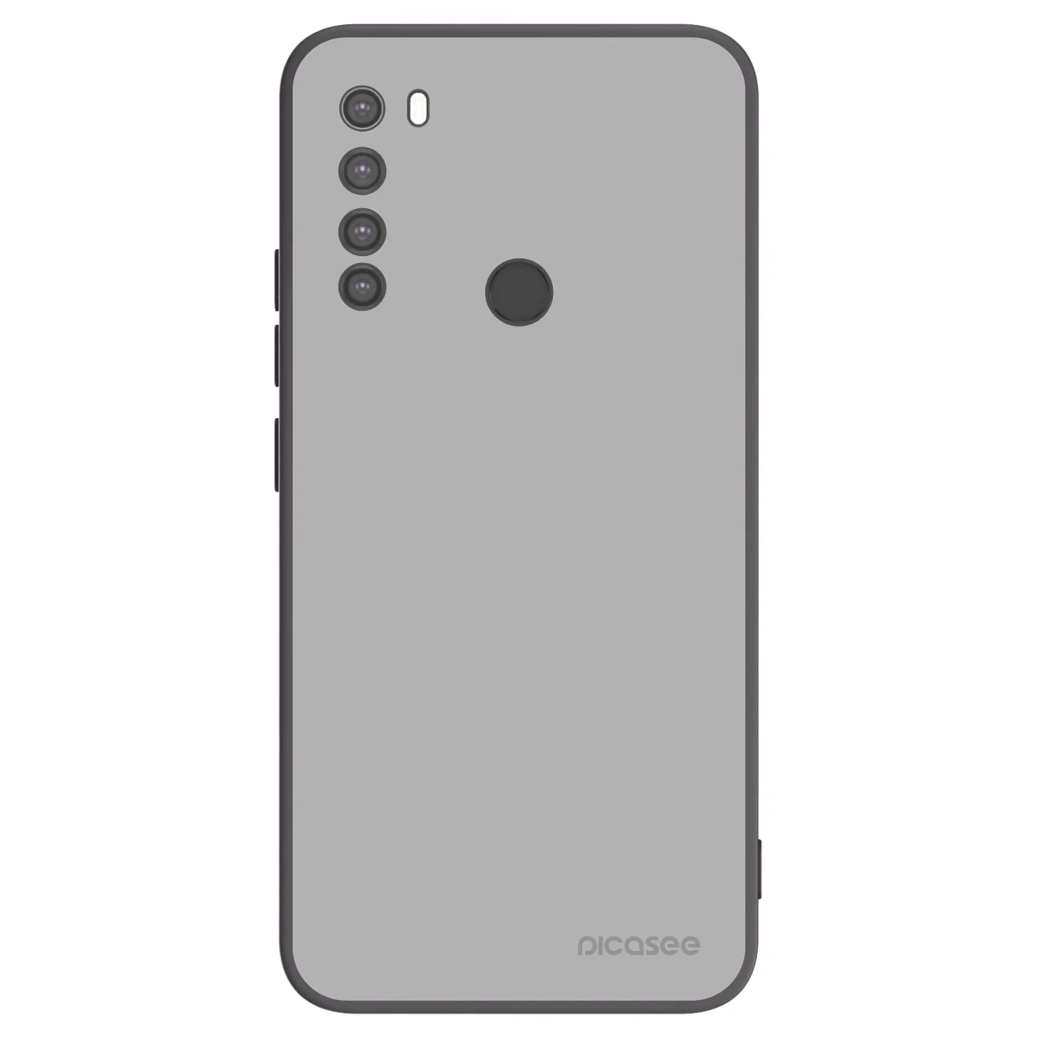 Picasee silikónový čierny obal pre Xiaomi Redmi Note 8 - Stone