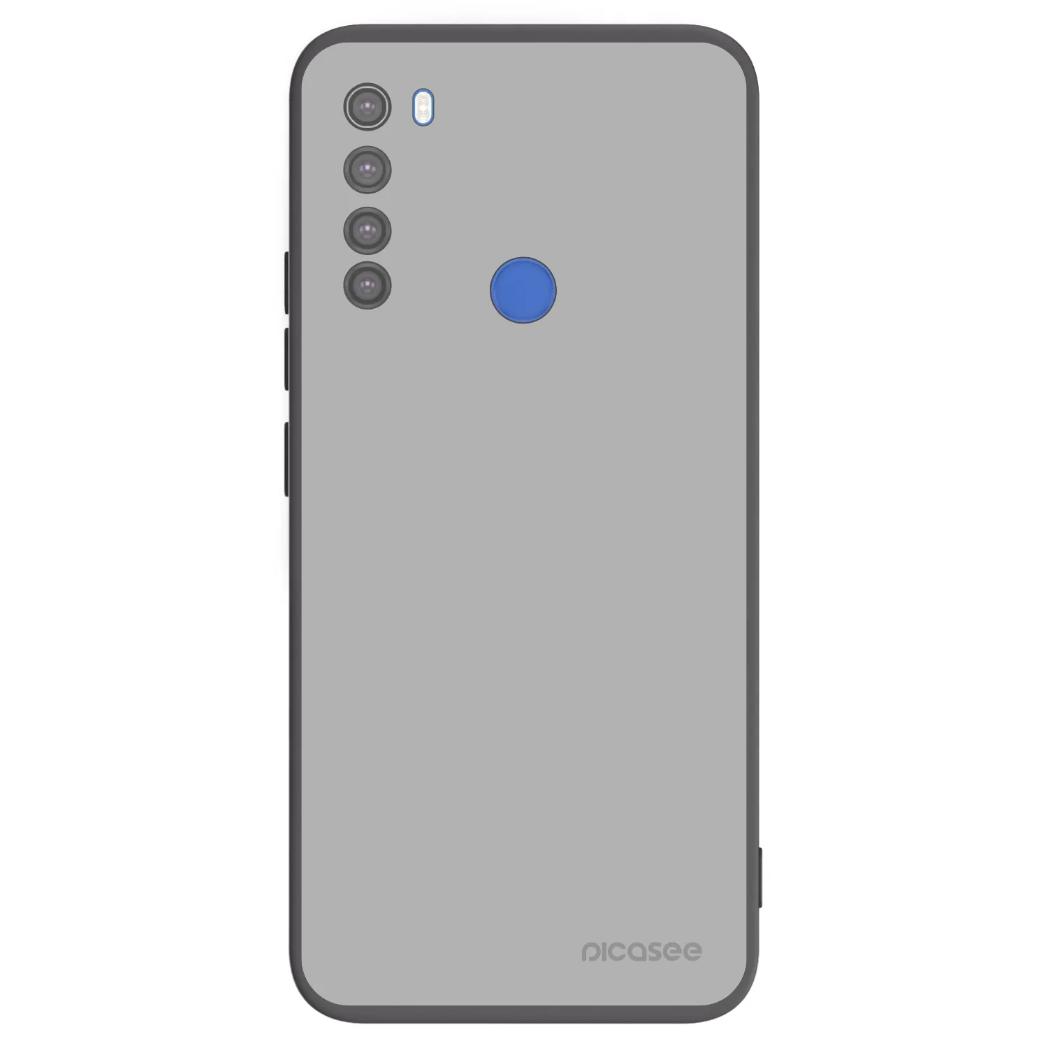 Picasee silikónový čierny obal pre Xiaomi Redmi Note 8T - Stone