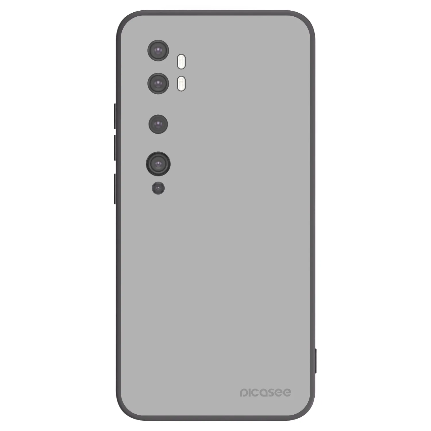 Picasee silikónový čierny obal pre Xiaomi Mi Note 10 (Pro) - Stone