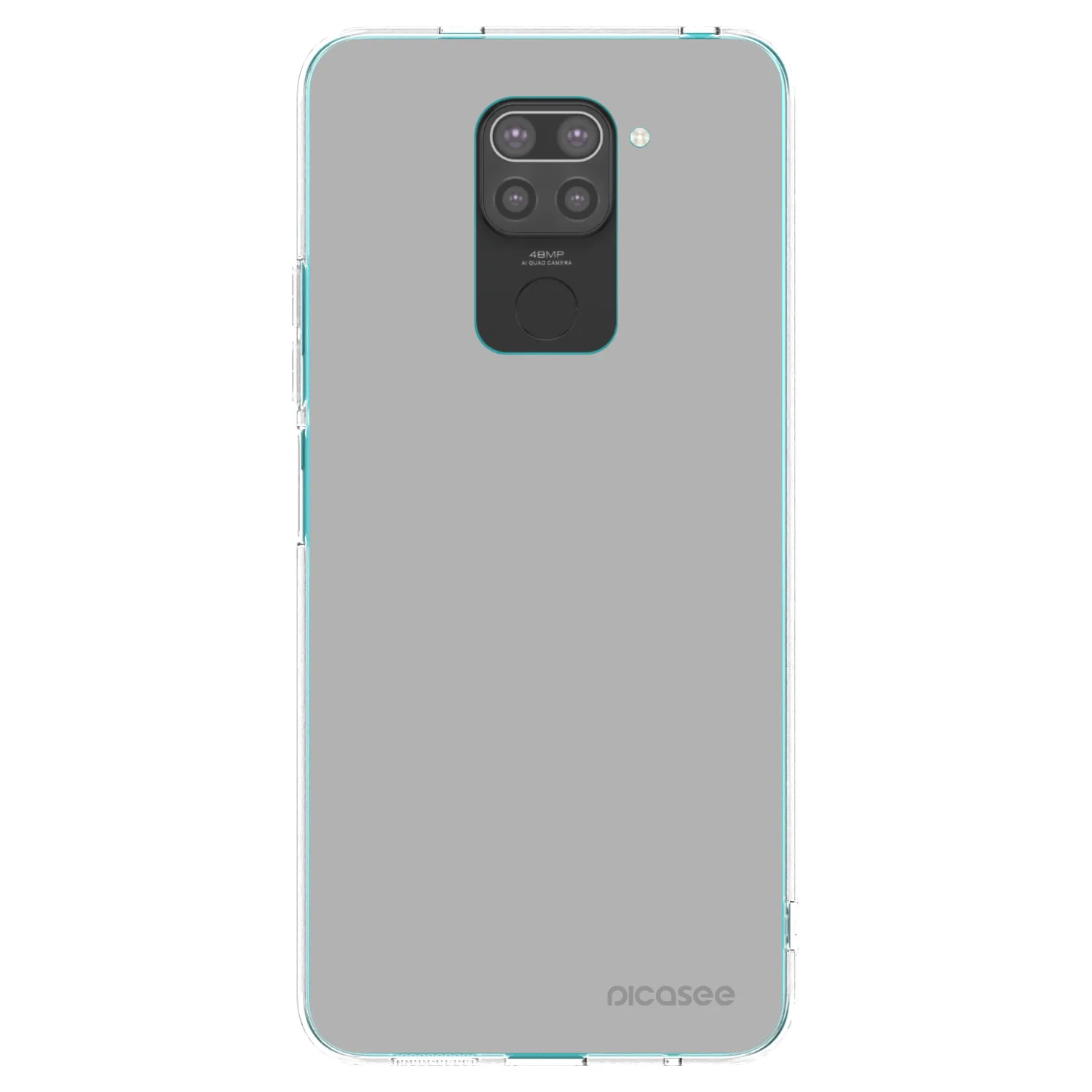 Picasee silikónový čierny obal pre Xiaomi Redmi Note 9 - Stone
