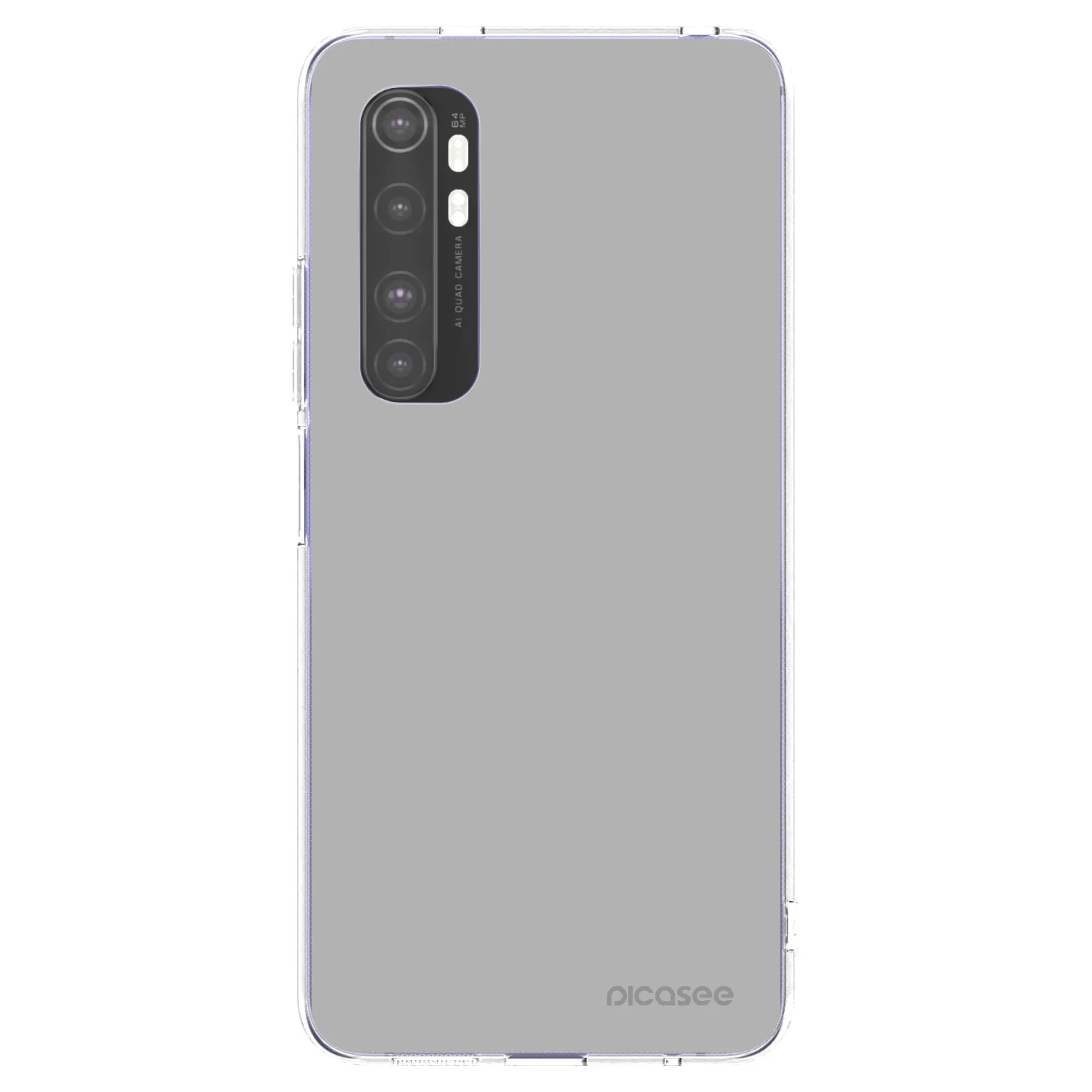 Picasee silikónový prehľadný obal pre Xiaomi Mi Note 10 Lite - Stone