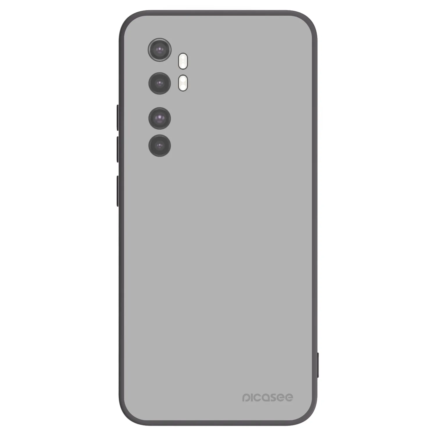 Picasee silikónový čierny obal pre Xiaomi Mi Note 10 Lite - Stone