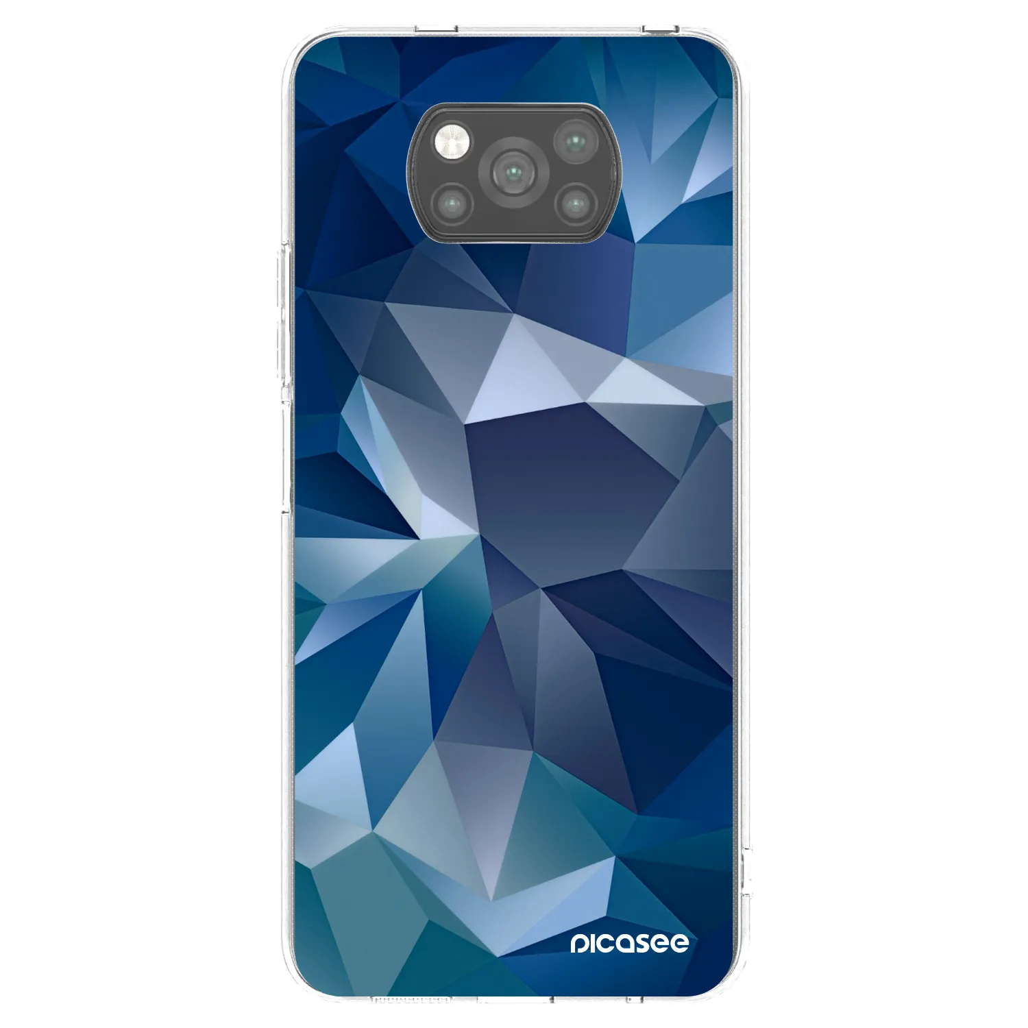 Picasee silikónový čierny obal pre Xiaomi Poco X3 - Wallpaper