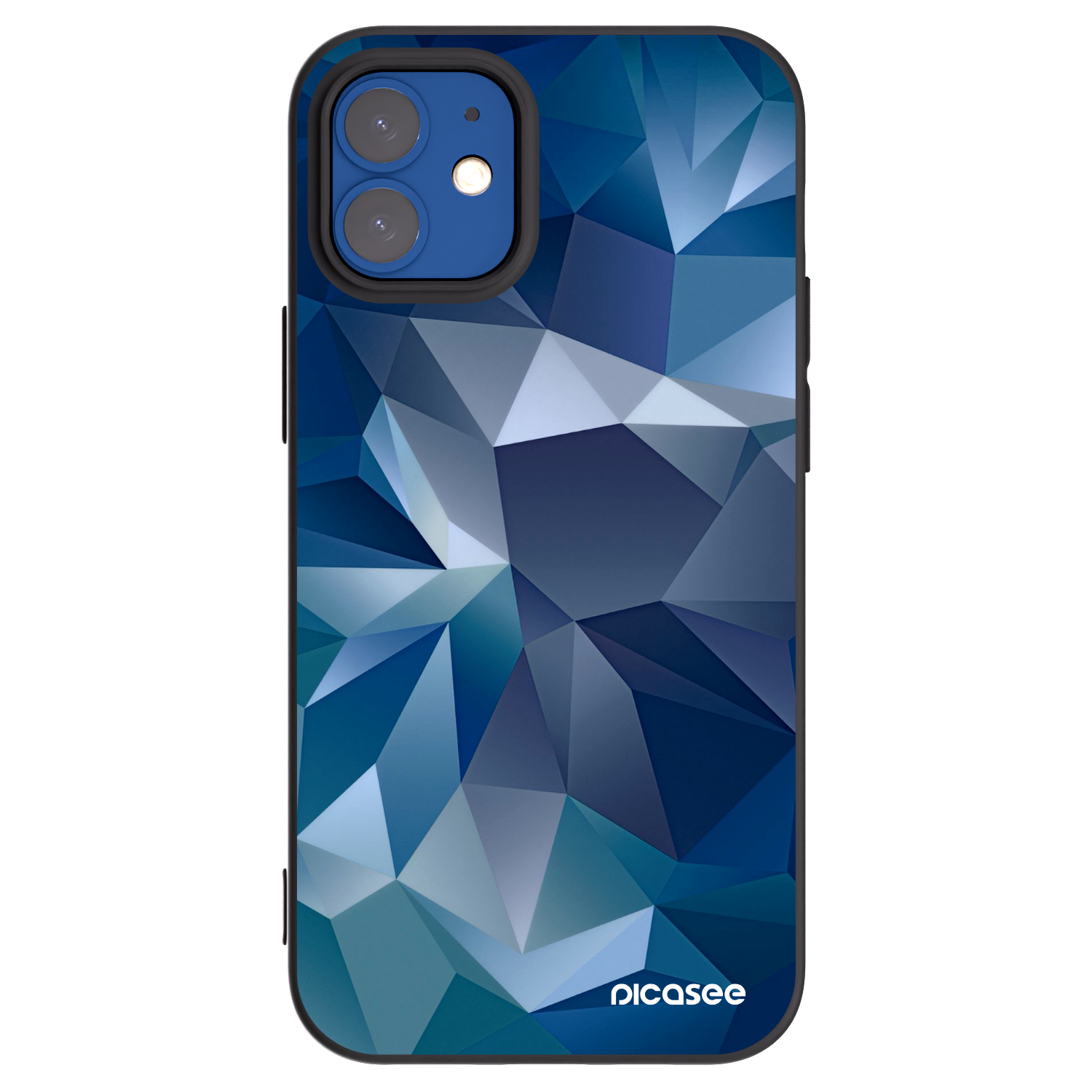 Picasee silikónový čierny obal pre Apple iPhone 12 mini - Wallpaper