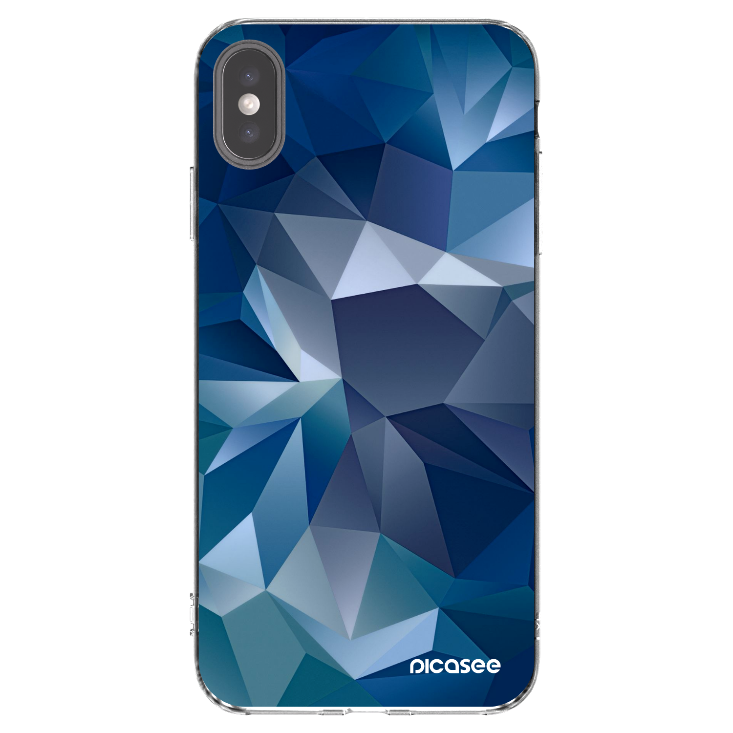 Picasee silikónový prehľadný obal pre Apple iPhone XS Max - Wallpaper