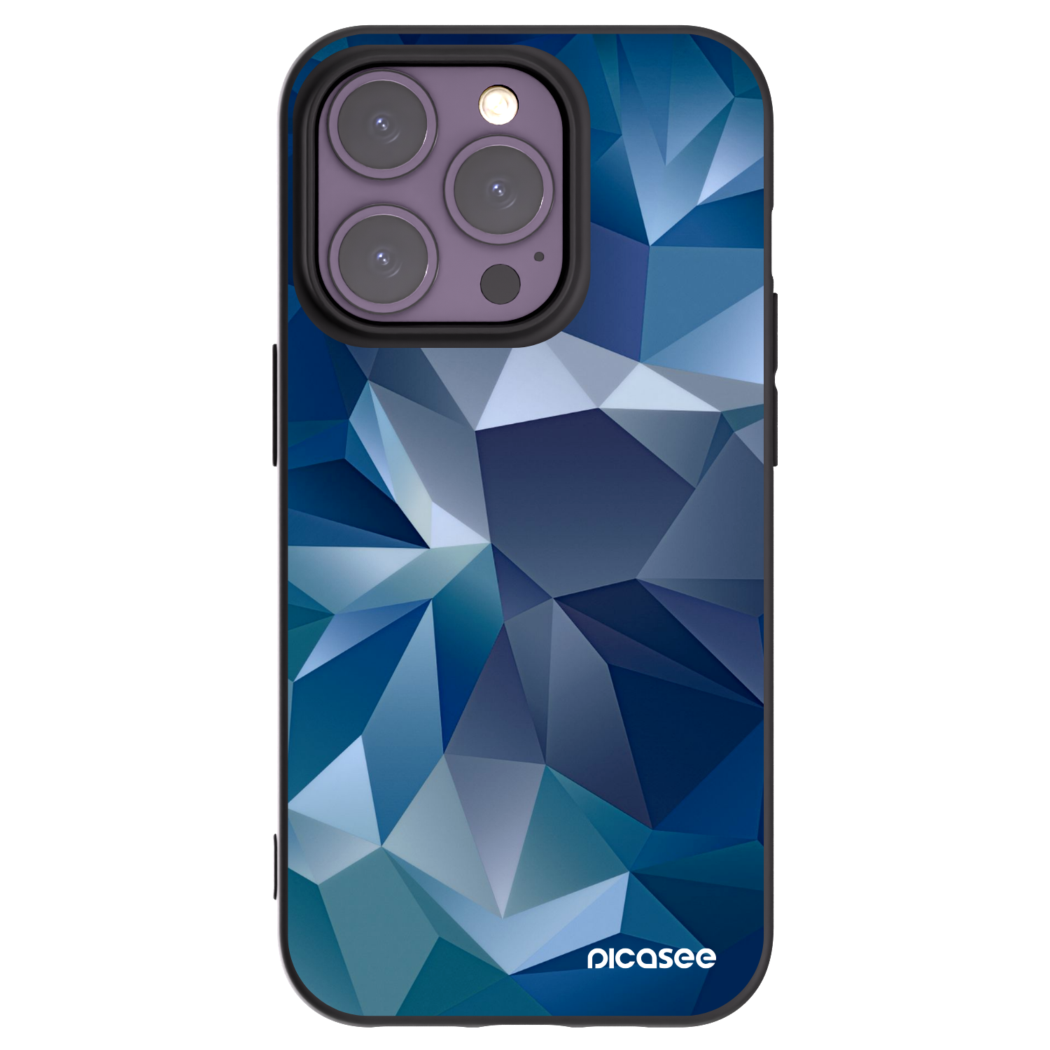 Picasee silikónový čierny obal pre Apple iPhone 14 Pro - Wallpaper