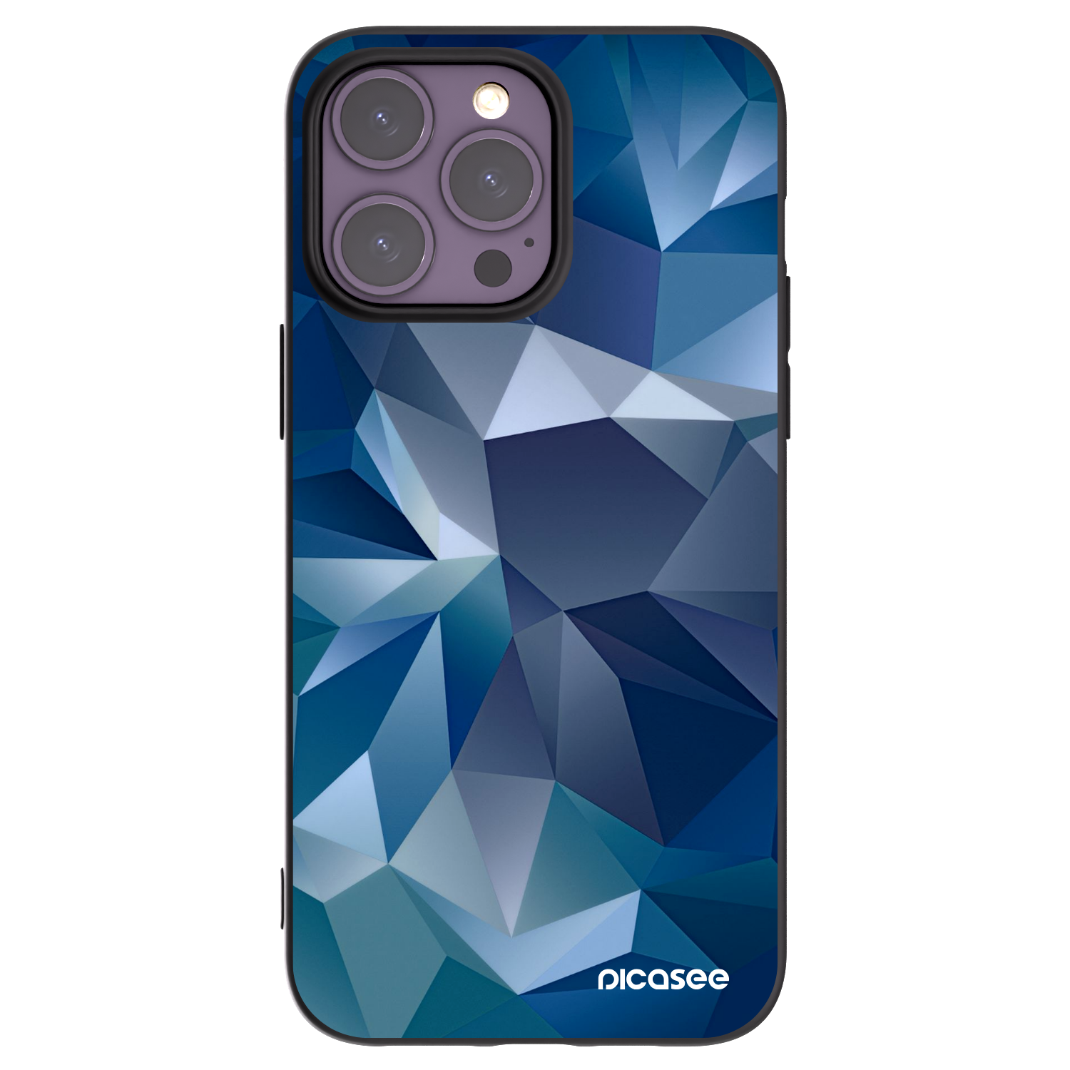 Picasee silikónový čierny obal pre Apple iPhone 14 Pro Max - Wallpaper