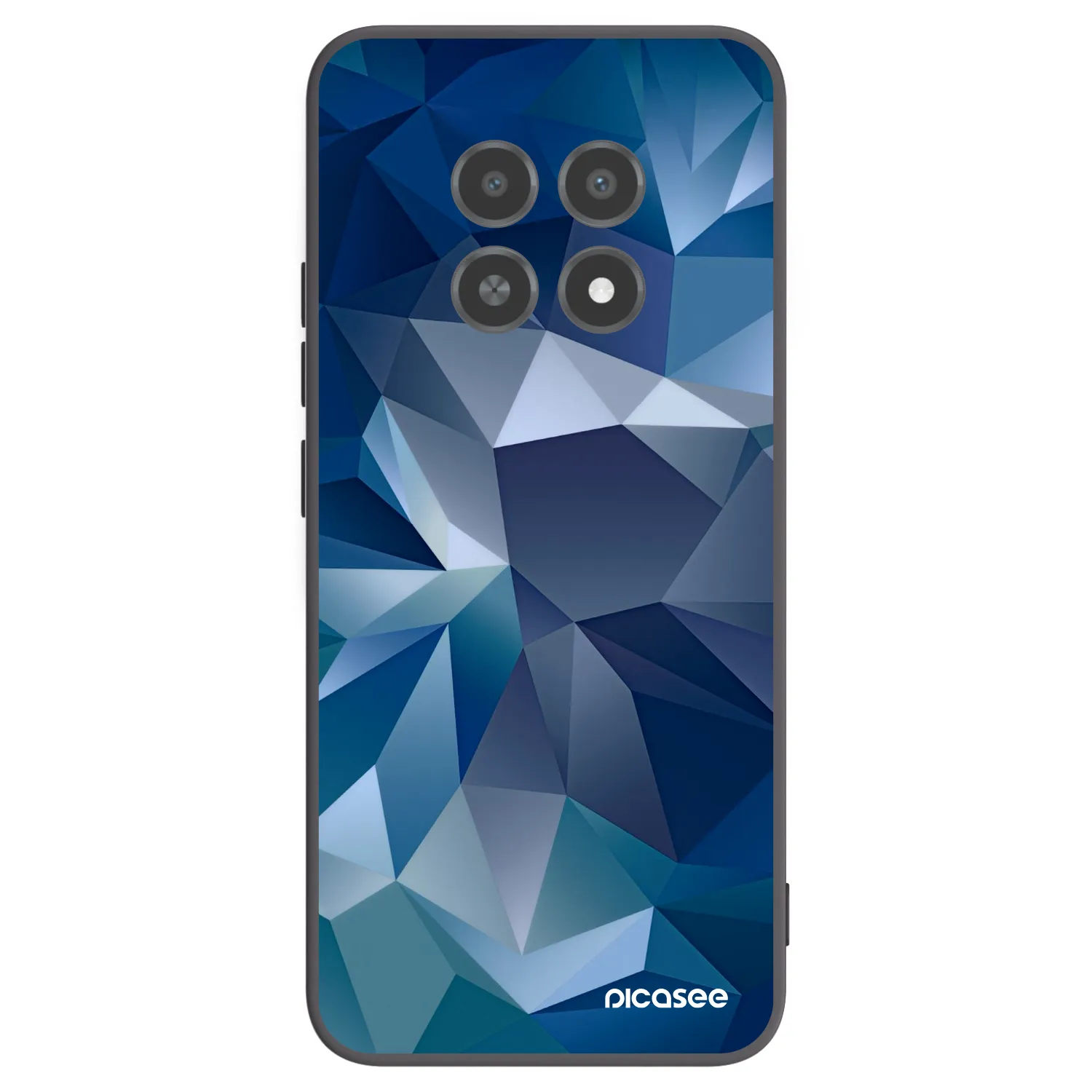 Picasee silikónový čierny obal pre Realme 12X - Wallpaper
