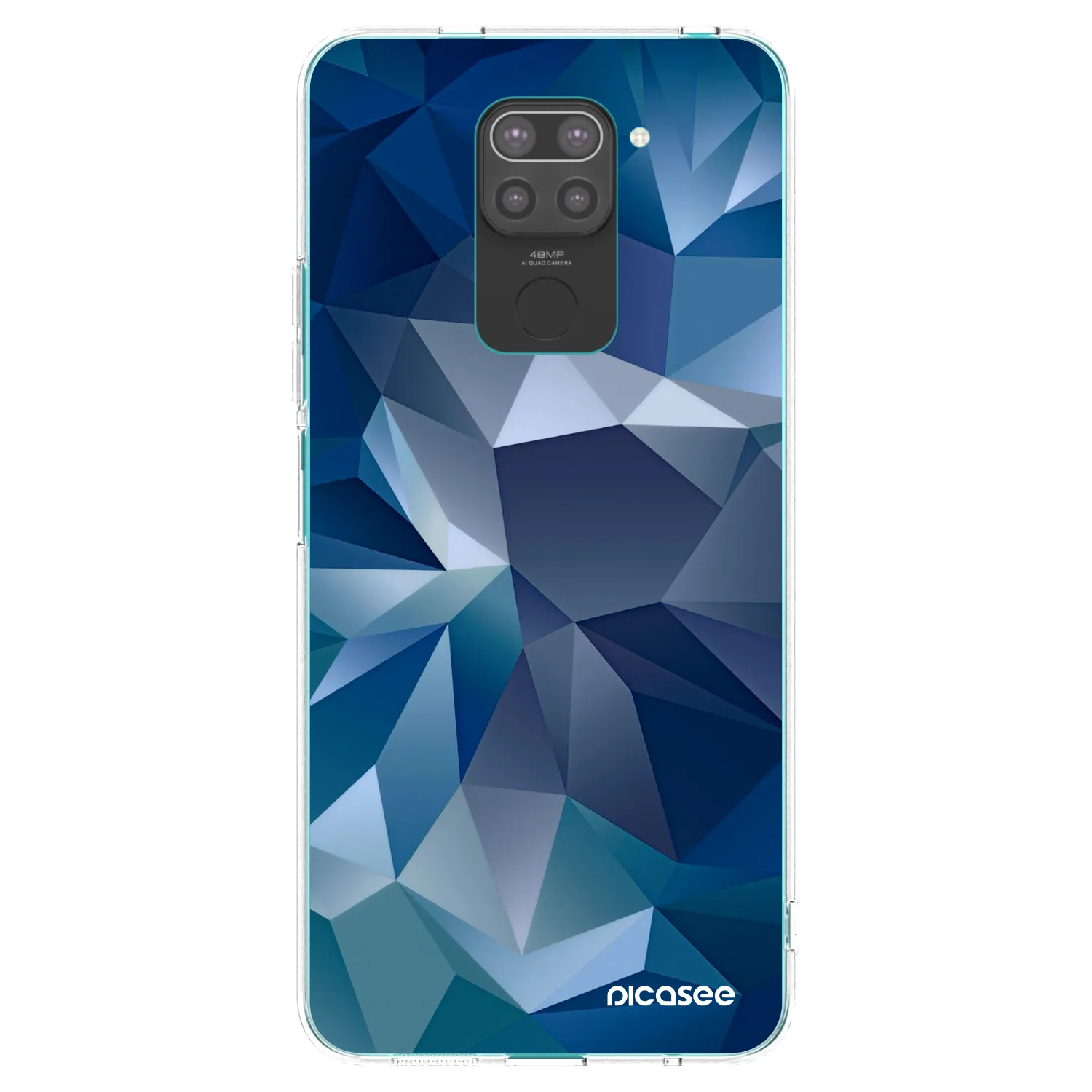Picasee silikónový čierny obal pre Xiaomi Redmi Note 9 - Wallpaper