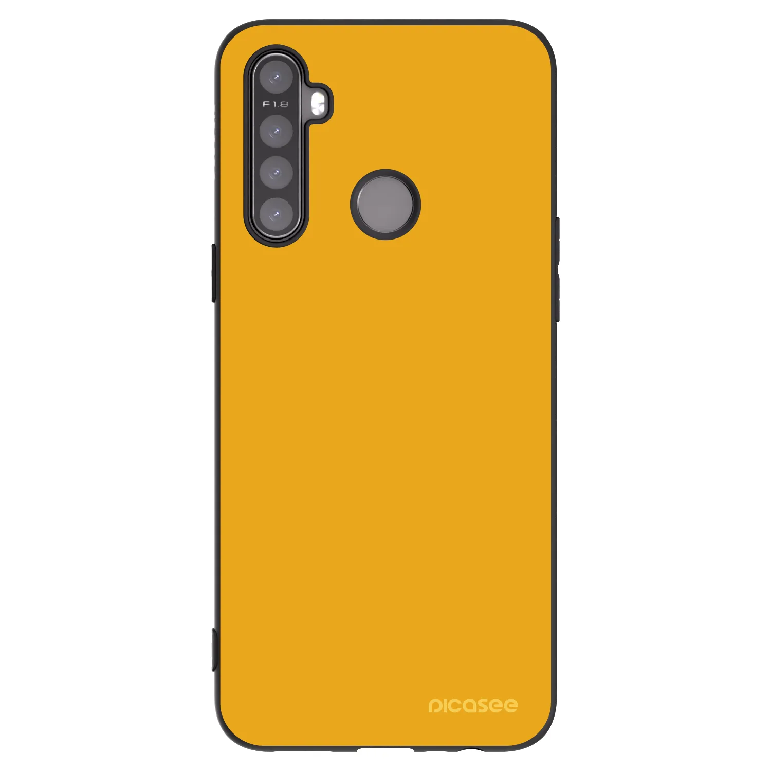 Picasee silikónový čierny obal pre Realme 6i - Sun
