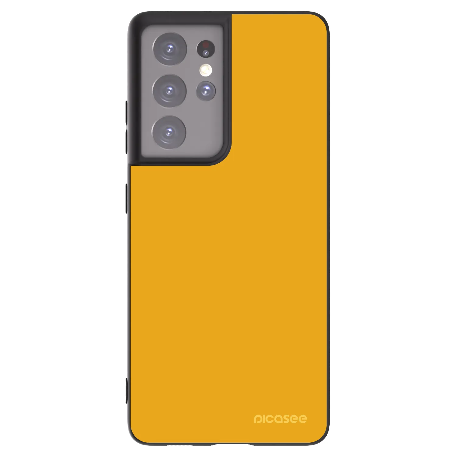 Picasee silikónový čierny obal pre Samsung Galaxy S21 Ultra 5G G998B - Sun