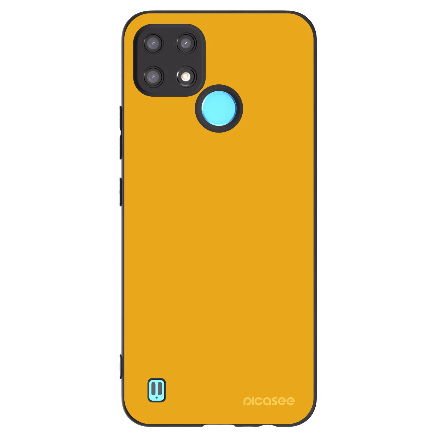 Picasee silikónový čierny obal pre Realme C21 - Sun