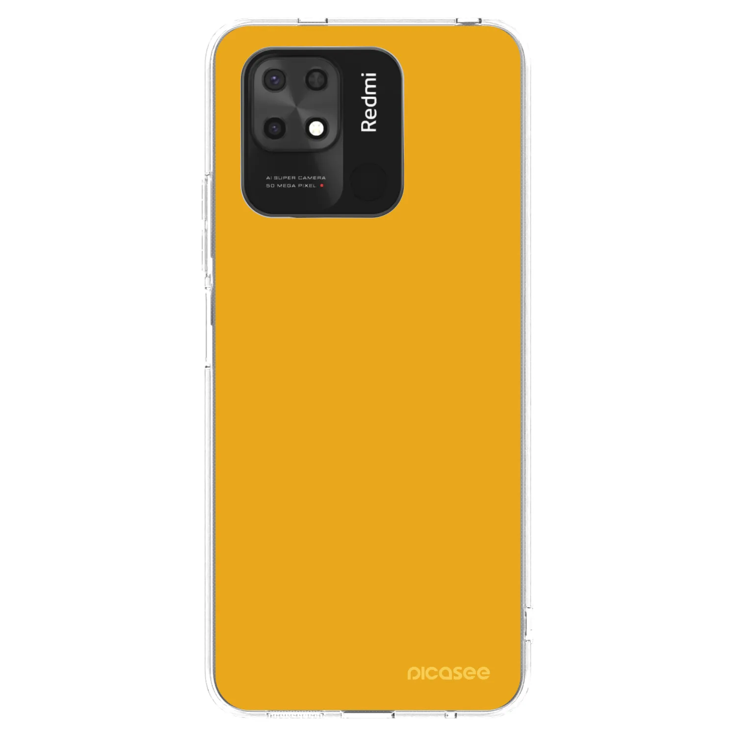 Silikónový prehľadný obal pre Xiaomi Redmi 10C - Sun