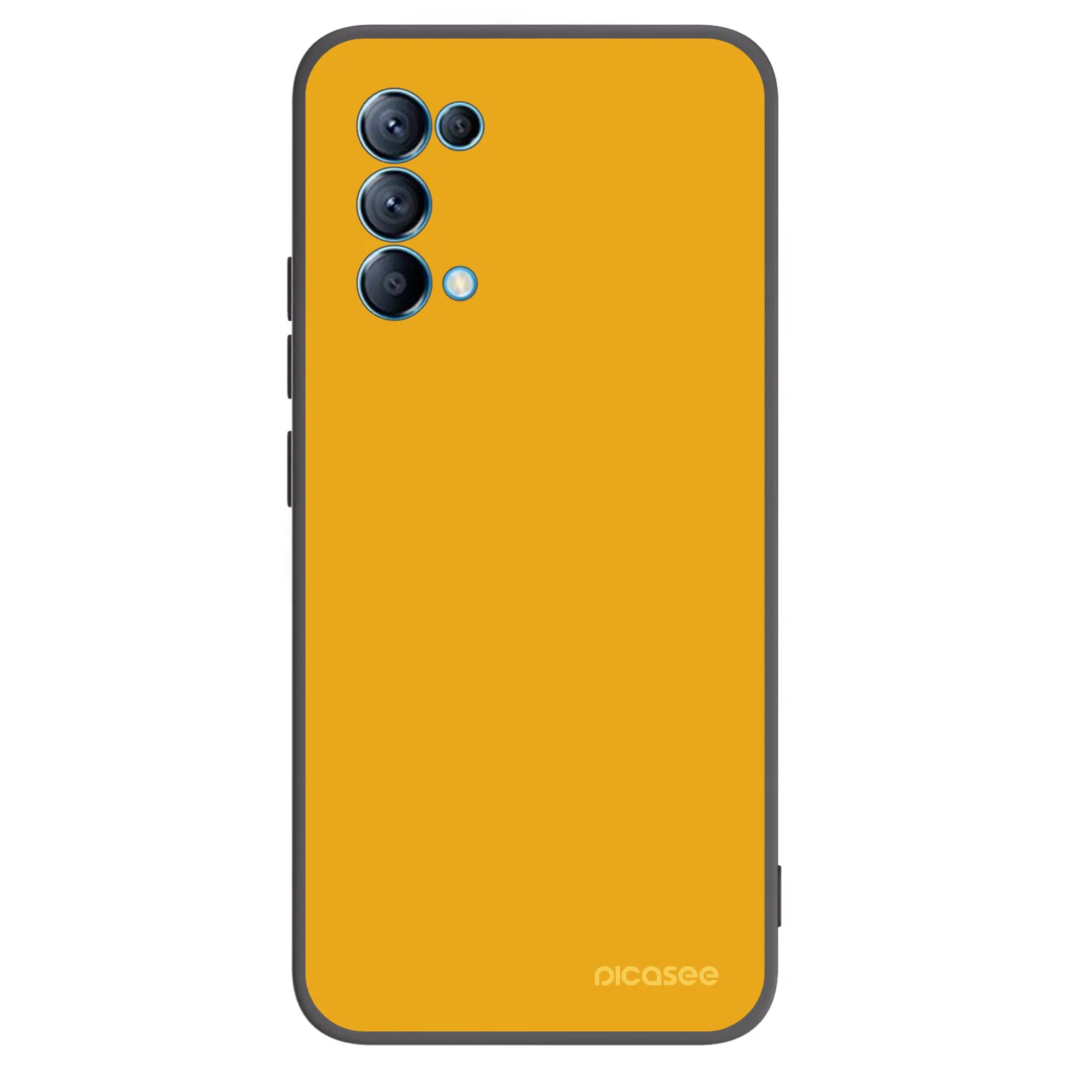 Picasee silikónový čierny obal pre OPPO A16s - Sun