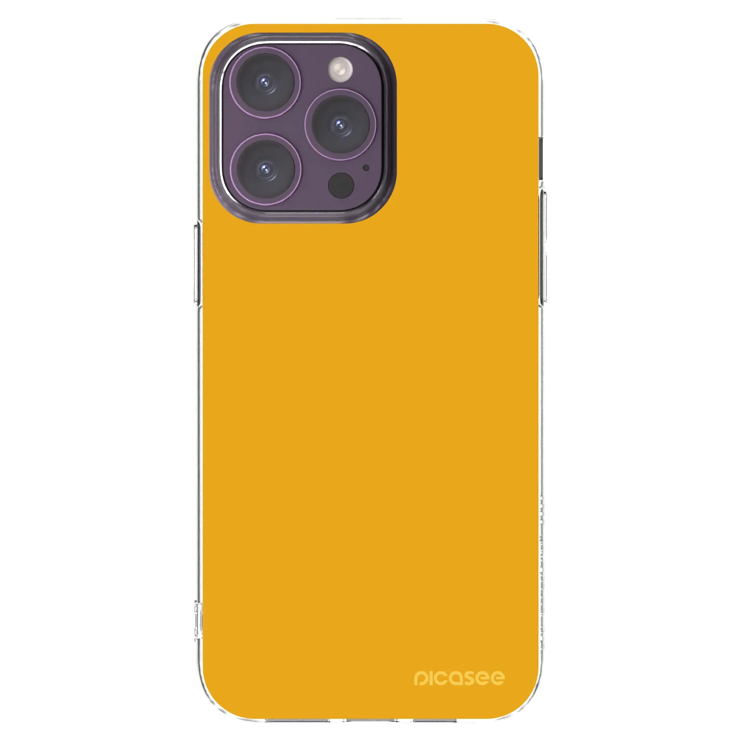 Picasee silikónový prehľadný obal pre Apple iPhone 14 Pro Max - Sun