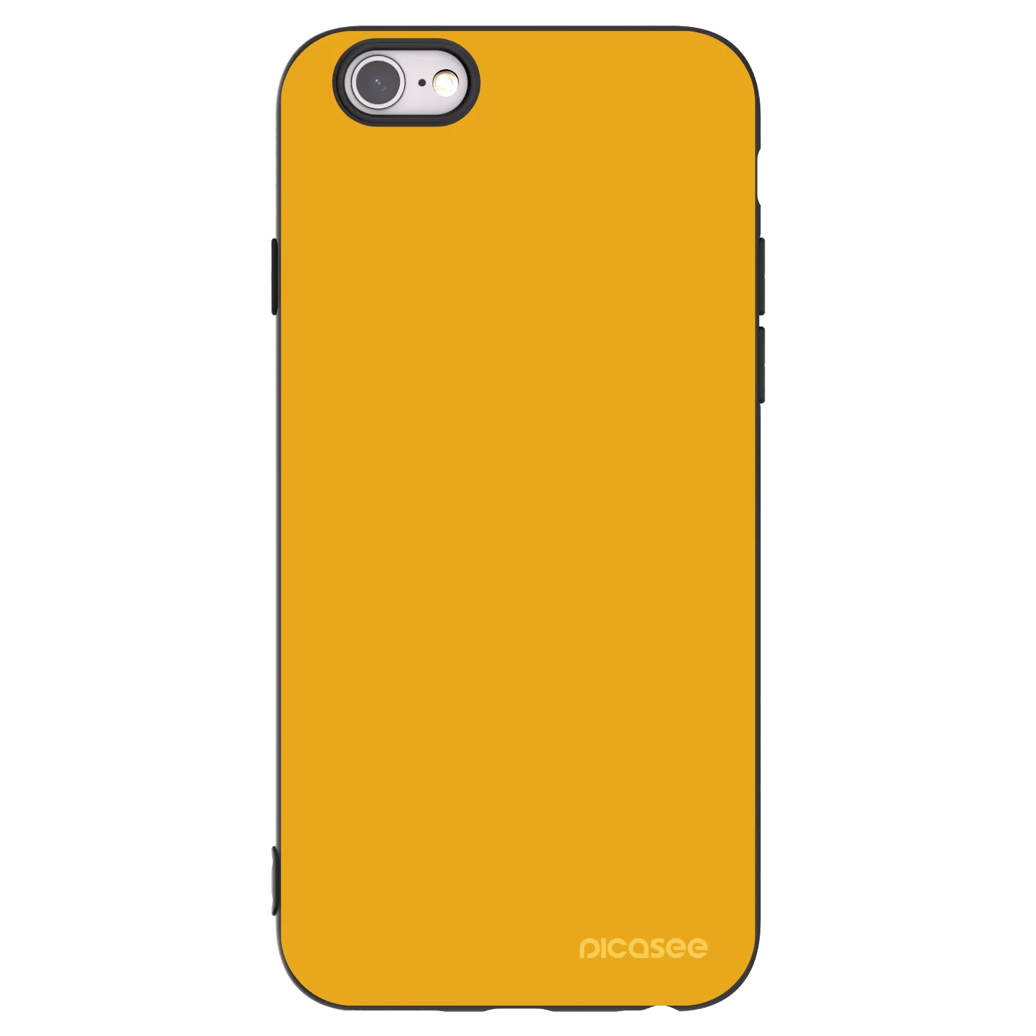 Picasee silikónový čierny obal pre Apple iPhone 6/6S - Sun