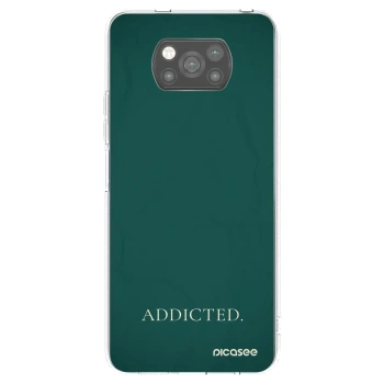 Picasee silikónový čierny obal pre Xiaomi Poco X3 - Addicted