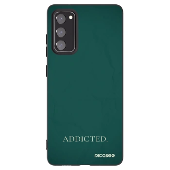 Picasee silikónový čierny obal pre Samsung Galaxy S20 FE - Addicted