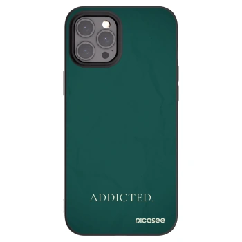 Picasee silikónový čierny obal pre Apple iPhone 12 Pro Max - Addicted