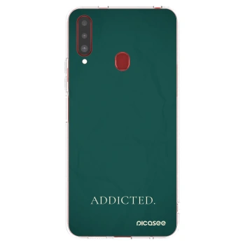 Picasee silikónový prehľadný obal pre Samsung Galaxy A20s - Addicted