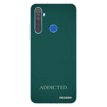 Picasee silikónový prehľadný obal pre Realme 5 - Addicted