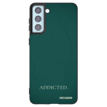Picasee silikónový čierny obal pre Samsung Galaxy S21+ 5G G996F - Addicted