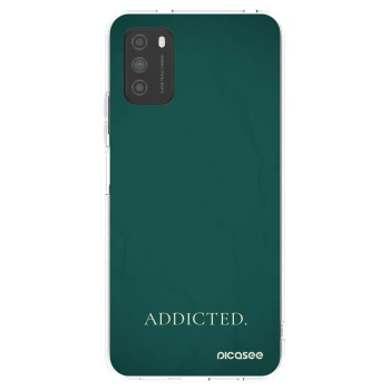 Picasee silikónový prehľadný obal pre Xiaomi Poco M3 - Addicted