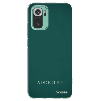 Picasee silikónový prehľadný obal pre Xiaomi Redmi Note 10 Pro - Addicted
