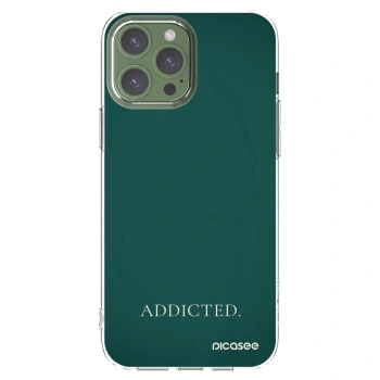 Picasee silikónový prehľadný obal pre Apple iPhone 13 Pro Max - Addicted