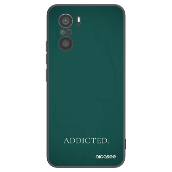 Picasee silikónový čierny obal pre Xiaomi Poco F3 - Addicted