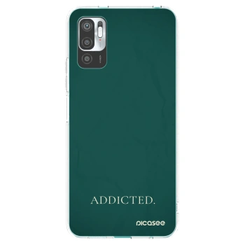 Picasee silikónový prehľadný obal pre Xiaomi Redmi Note 10 5G - Addicted