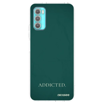 Picasee silikónový prehľadný obal pre Motorola Moto G60 - Addicted