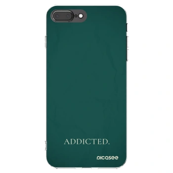 Picasee silikónový prehľadný obal pre Apple iPhone 7 Plus - Addicted
