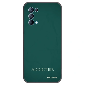 Picasee silikónový čierny obal pre OPPO Reno 5 5G - Addicted