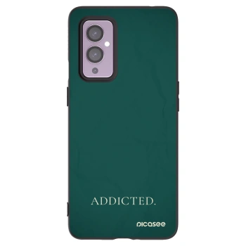 Picasee silikónový čierny obal pre OnePlus 9 - Addicted