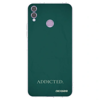 Picasee silikónový prehľadný obal pre Honor 8X - Addicted