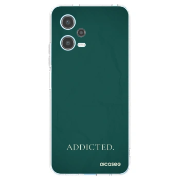 Picasee silikónový prehľadný obal pre Xiaomi Redmi Note 12 5G - Addicted