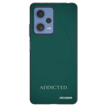 Picasee silikónový čierny obal pre Xiaomi Redmi Note 12 Pro 5G - Addicted