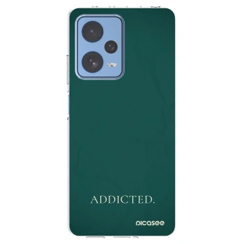 Picasee silikónový prehľadný obal pre Xiaomi Redmi Note 12 Pro 5G - Addicted
