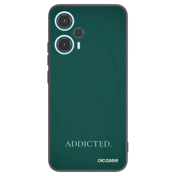 Picasee silikónový čierny obal pre Xiaomi Poco F5 - Addicted