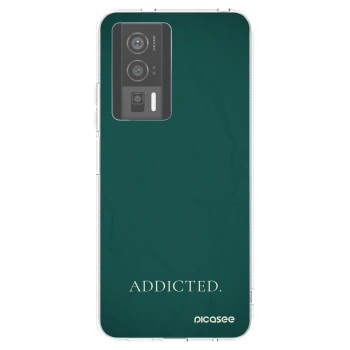 Picasee silikónový prehľadný obal pre Xiaomi Poco F5 Pro 5G - Addicted