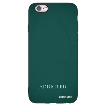 Picasee silikónový čierny obal pre Apple iPhone 6/6S - Addicted