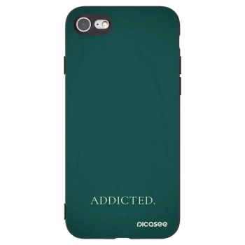 Picasee silikónový čierny obal pre Apple iPhone 7 - Addicted