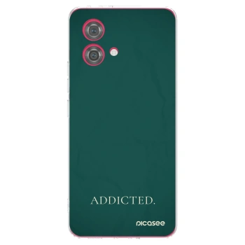 Picasee silikónový prehľadný obal pre Motorola Moto G84 5G - Addicted