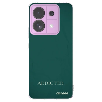 Picasee silikónový prehľadný obal pre Xiaomi Redmi Note 13 Pro 5G - Addicted