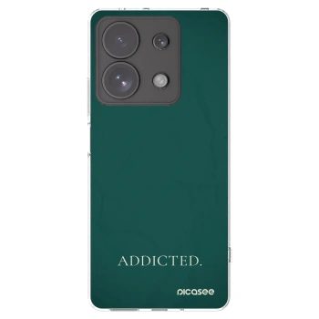 Picasee silikónový prehľadný obal pre Xiaomi Redmi Note 13 Pro 4G - Addicted
