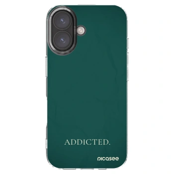 Picasee silikónový prehľadný obal pre Apple iPhone 16 - Addicted