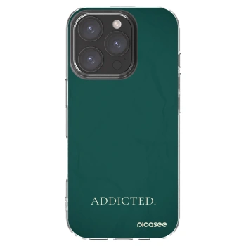 Picasee silikónový prehľadný obal pre Apple iPhone 16 Pro - Addicted